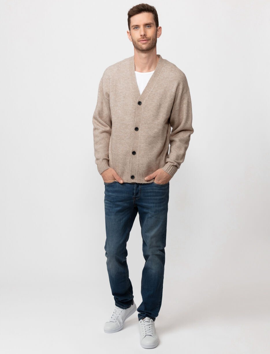 Cardigan en tricot à boutons