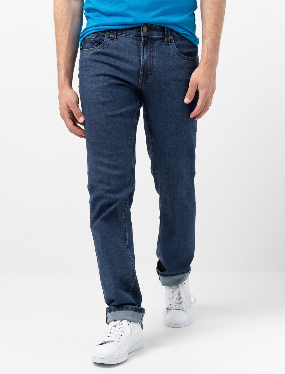 Jean droit à taille basse