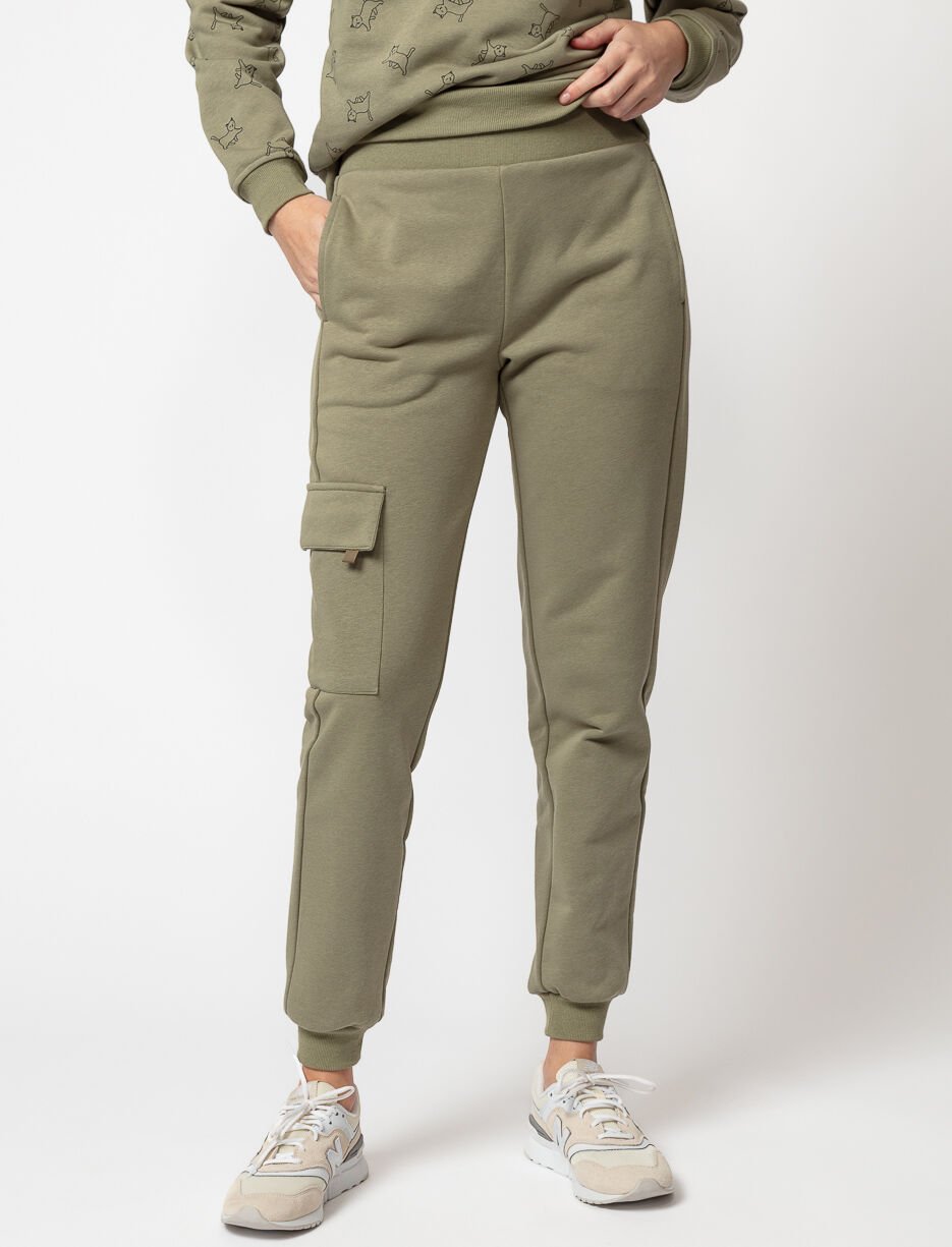 Pantalon jogger à poche cargo