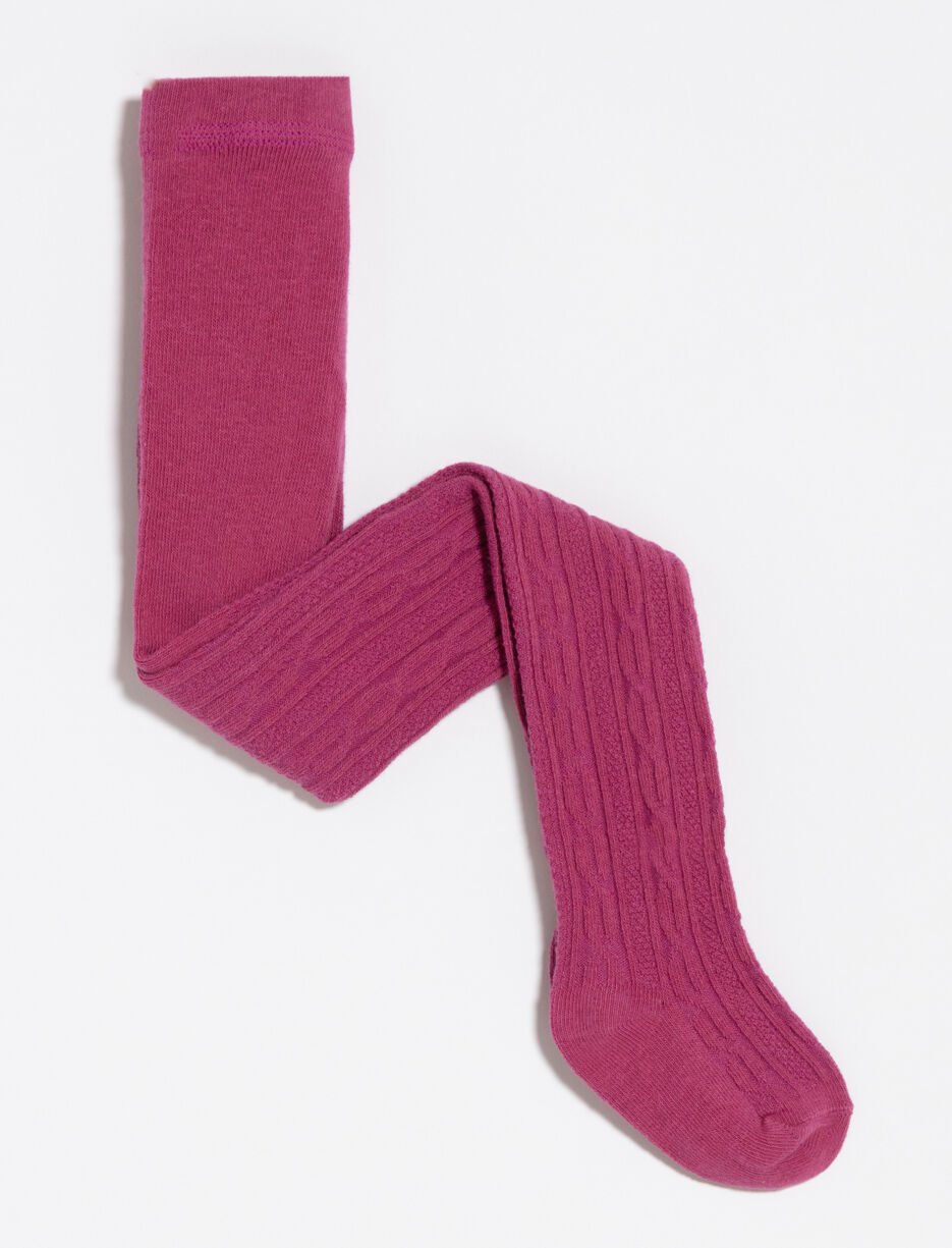 Collant texturé opaque - bébé fille