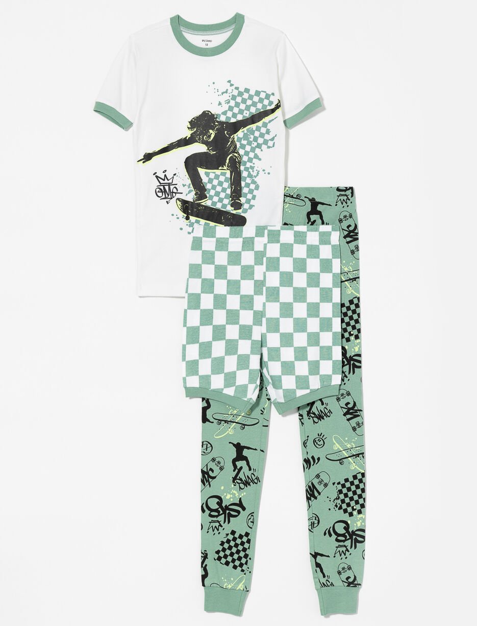 Ensemble de pyjamas imprimés 3 pièces