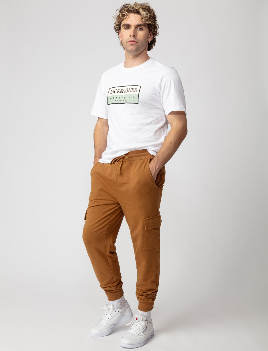 Jogger ouaté à poches cargo