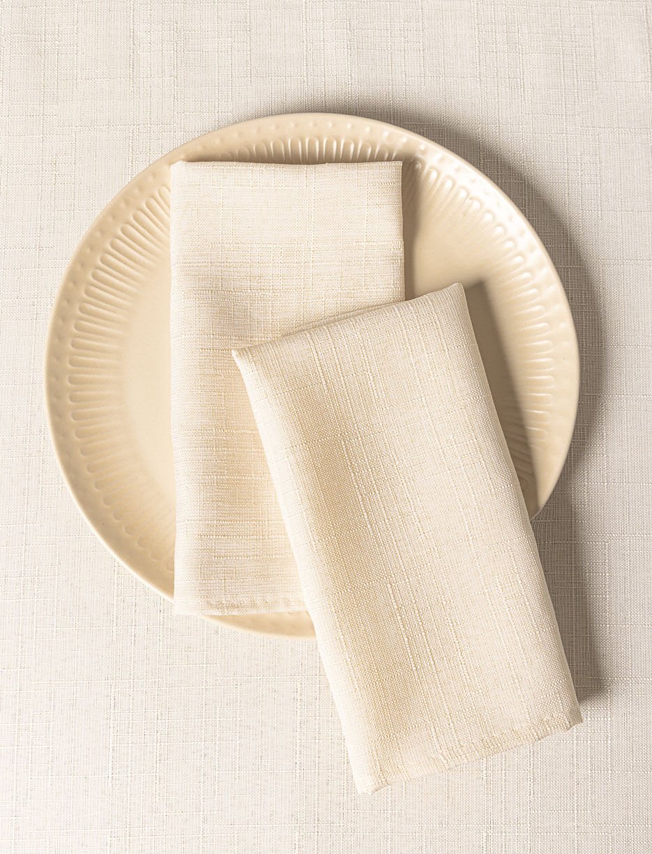 Serviettes de table en jacquard - paquet de 2