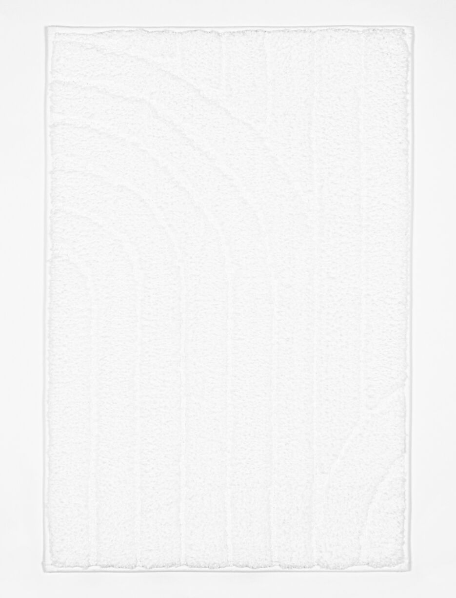 Tapis de bain à motifs texturés