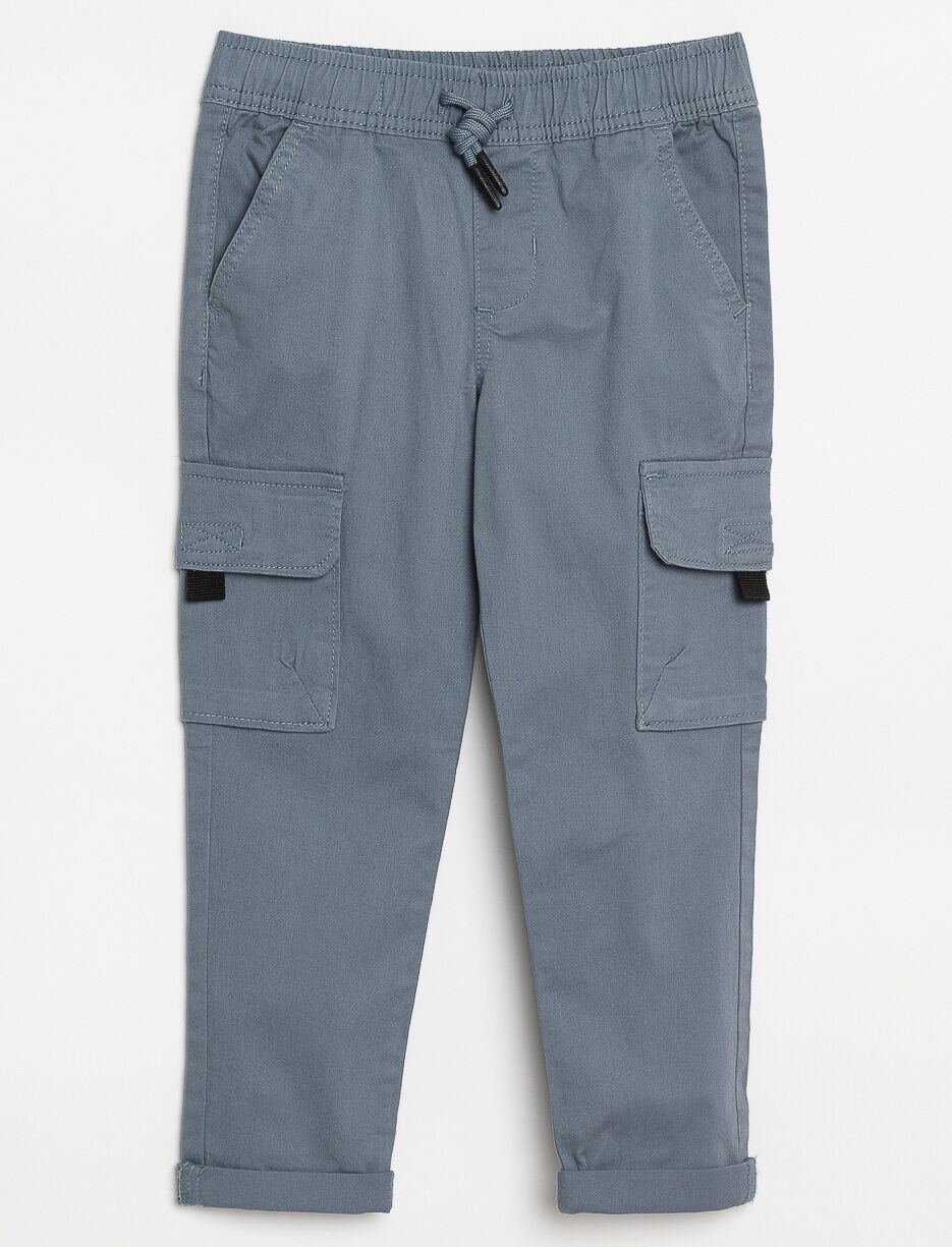 Pantalon cargo à taille élastique