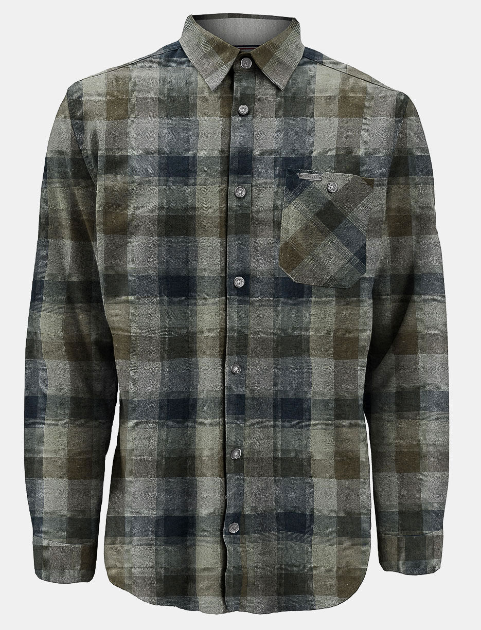 Chemise en flanelle à carreaux