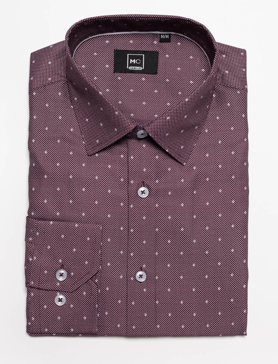 Chemise habillée à motif