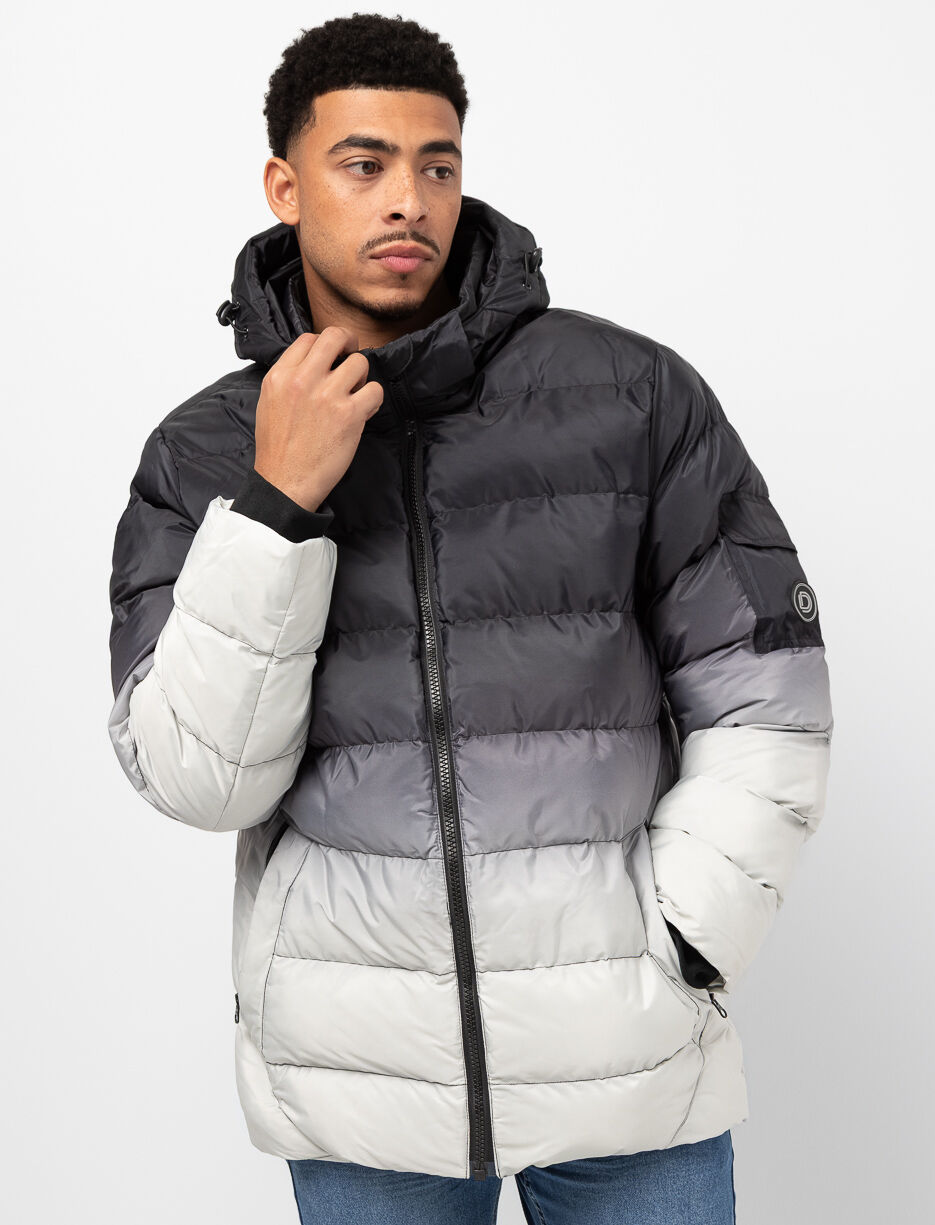 Manteau d'hiver matelassé degradé