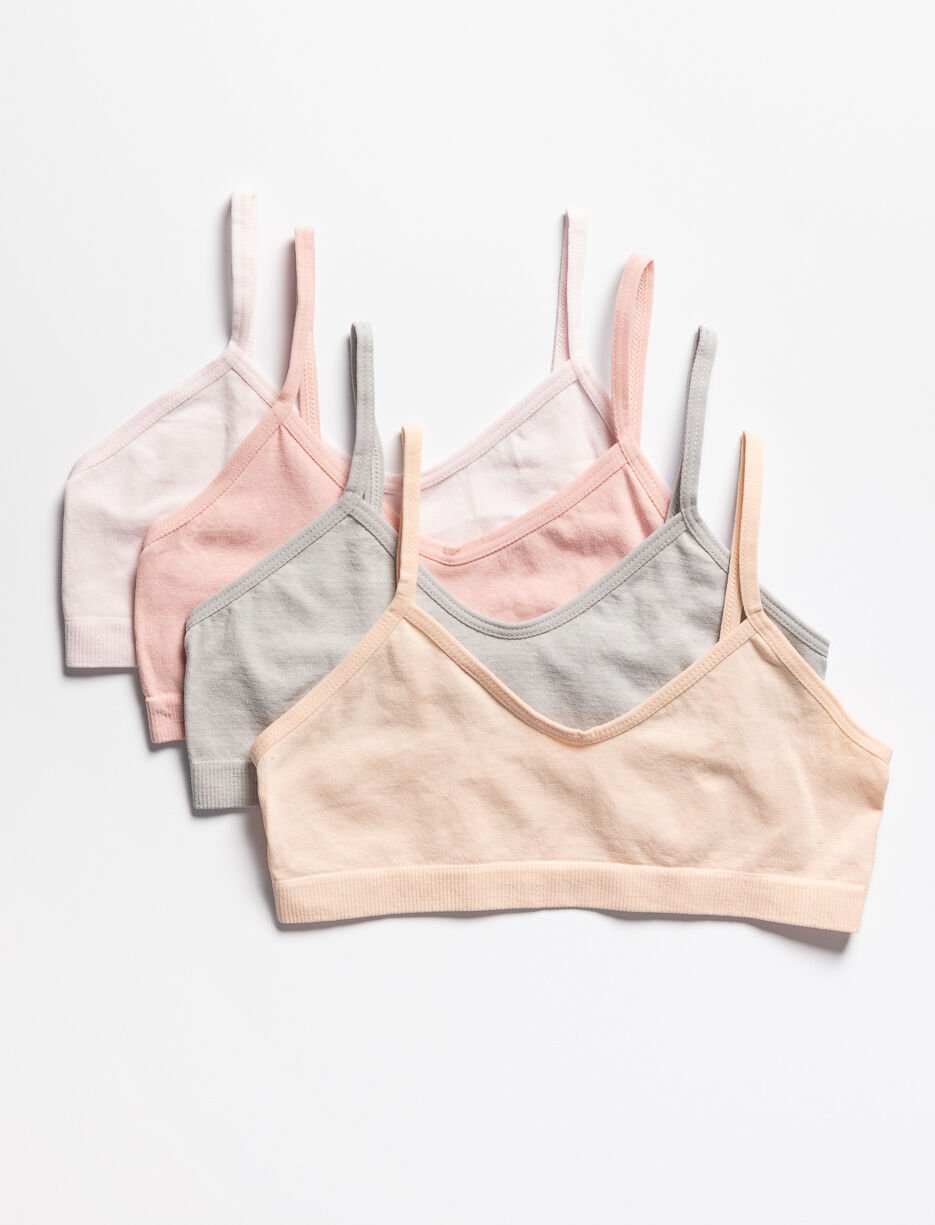 Bralettes unies - paquet de 4 