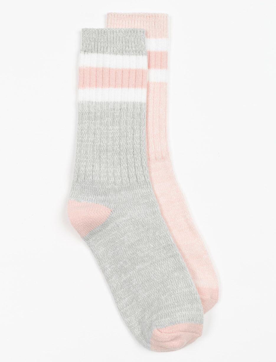 Soft Crew Socks - Pack of 2