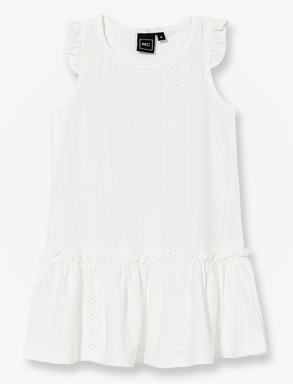 Ruffled Eyelet Dress - Little Girl