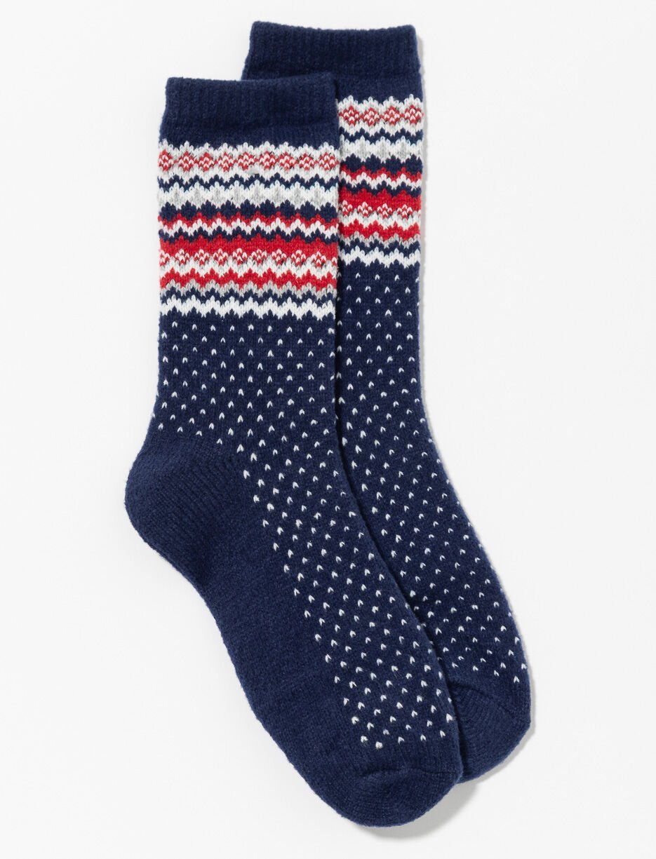 Patterned Chenille Socks