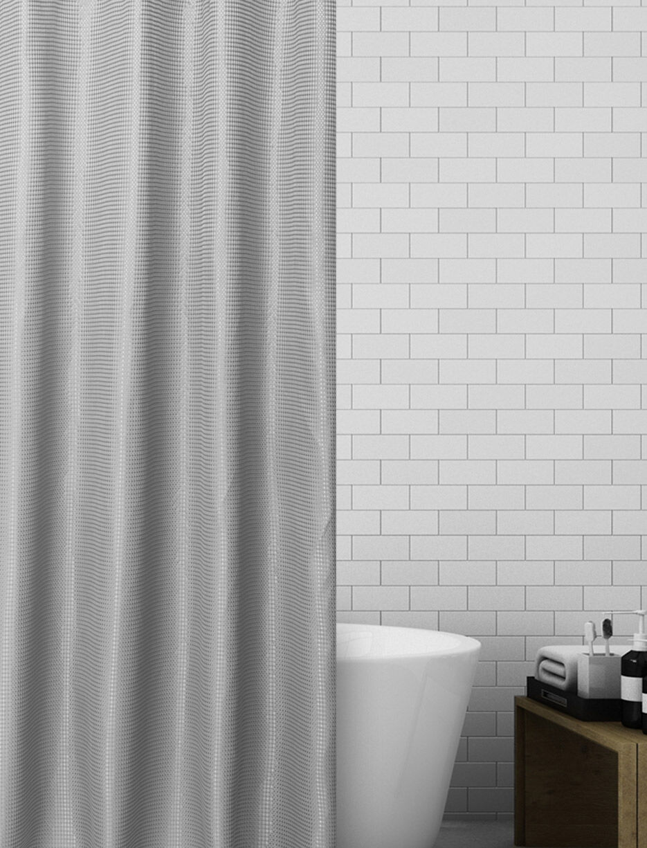 Rideau de douche en tissu