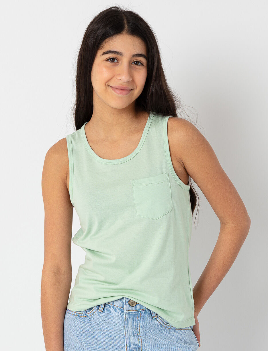 Camisole unie à poche