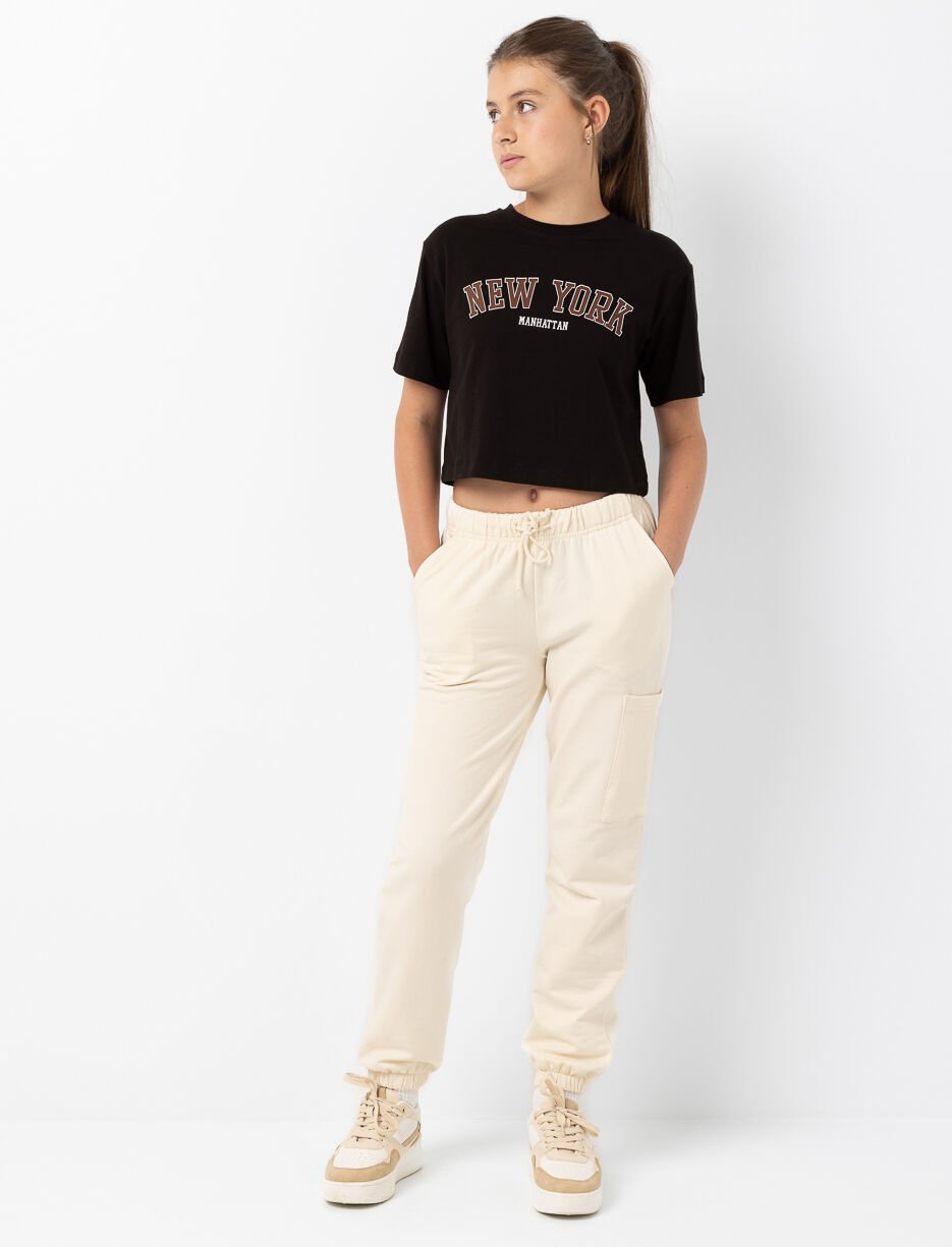 Fleece Cargo Pants