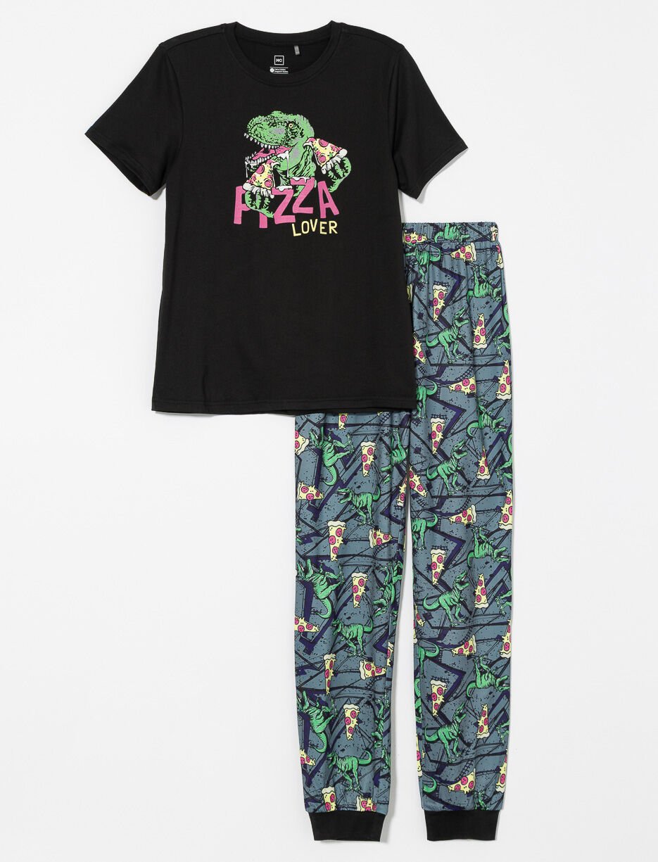 Pyjama 2 pièces imprimé