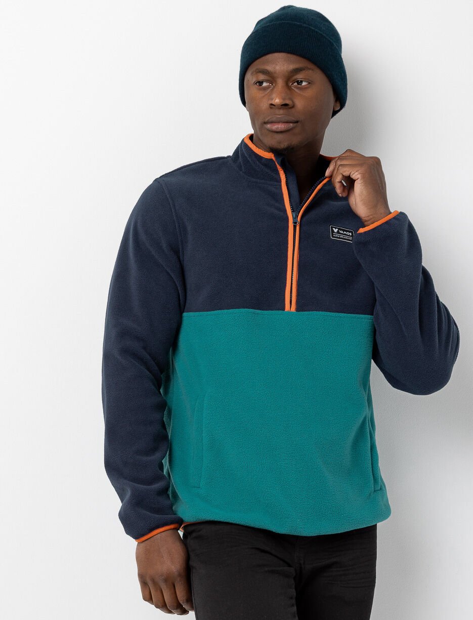 Chandail en polar à demi-zip