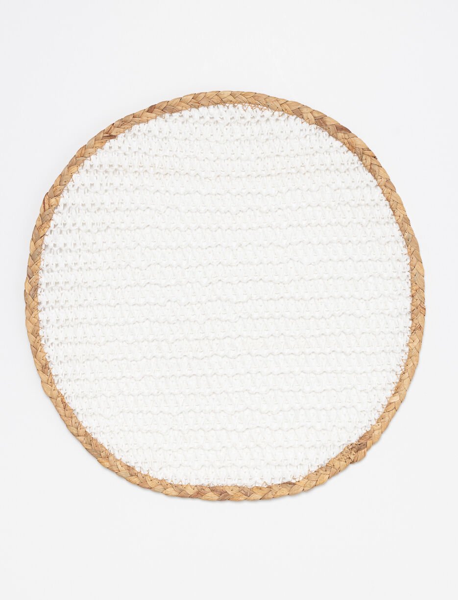 Napperon rond en jacinthe d'eau