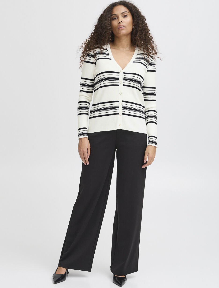 Striped Knit Cardigan