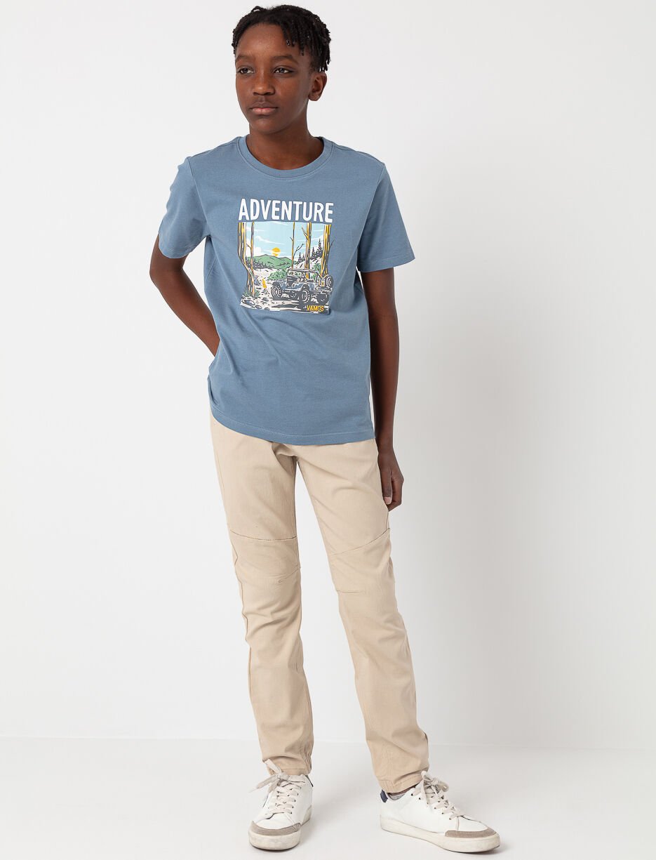 Pantalon étroit à taille élastique