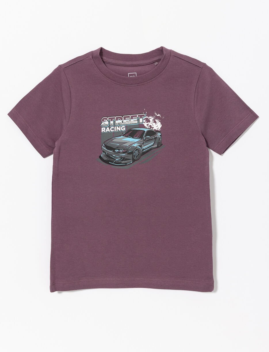 T-shirt imprimé à col rond - petit garçon