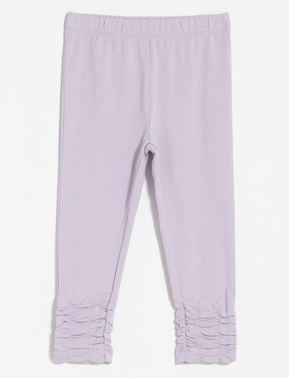 Legging long froncée