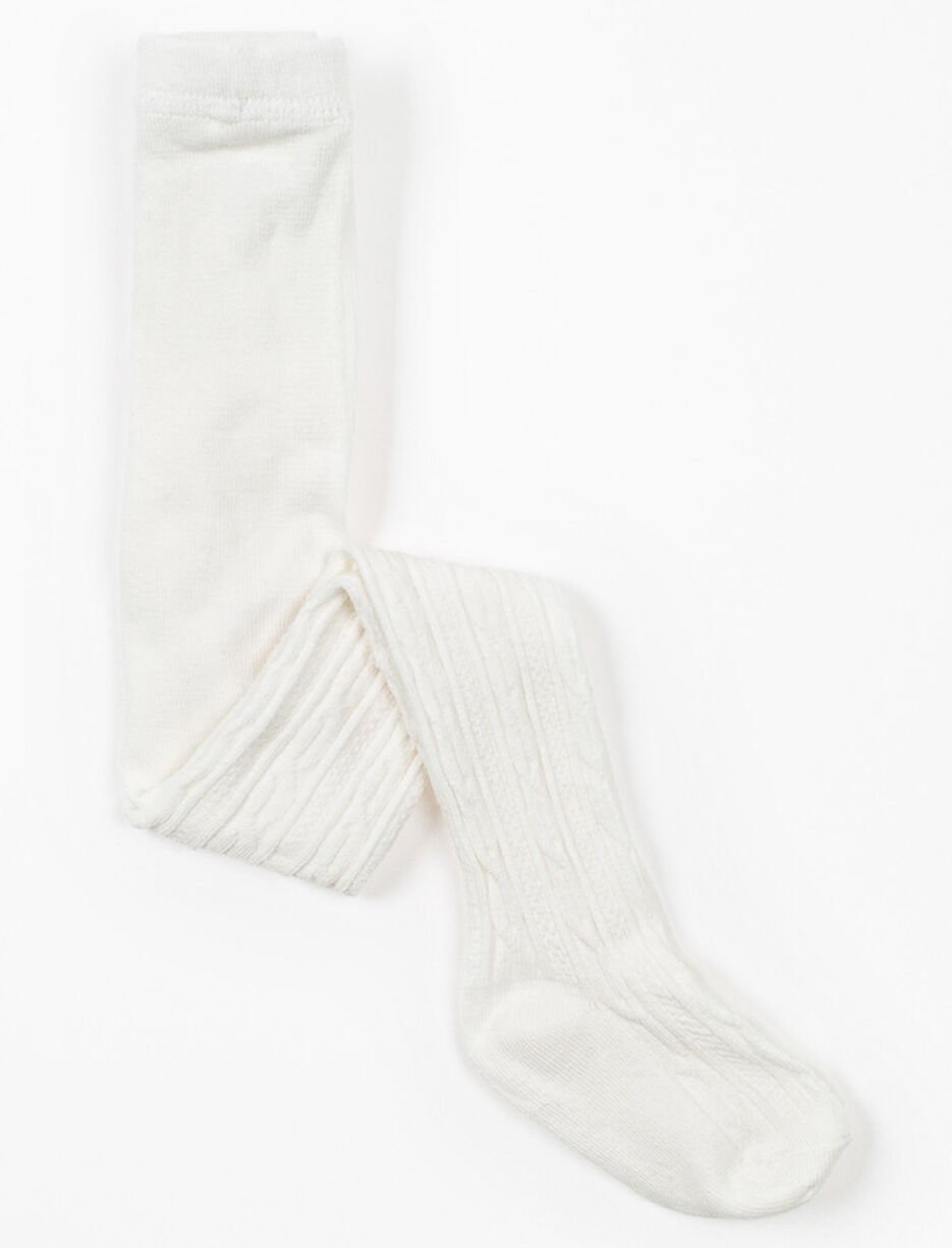 Collant texturé opaque - bébé fille