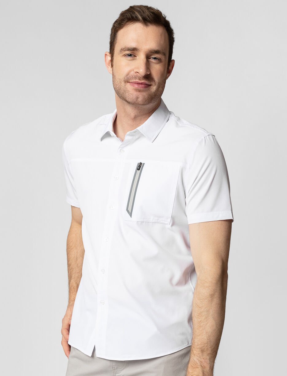 Solid Short-sleeve Shirt