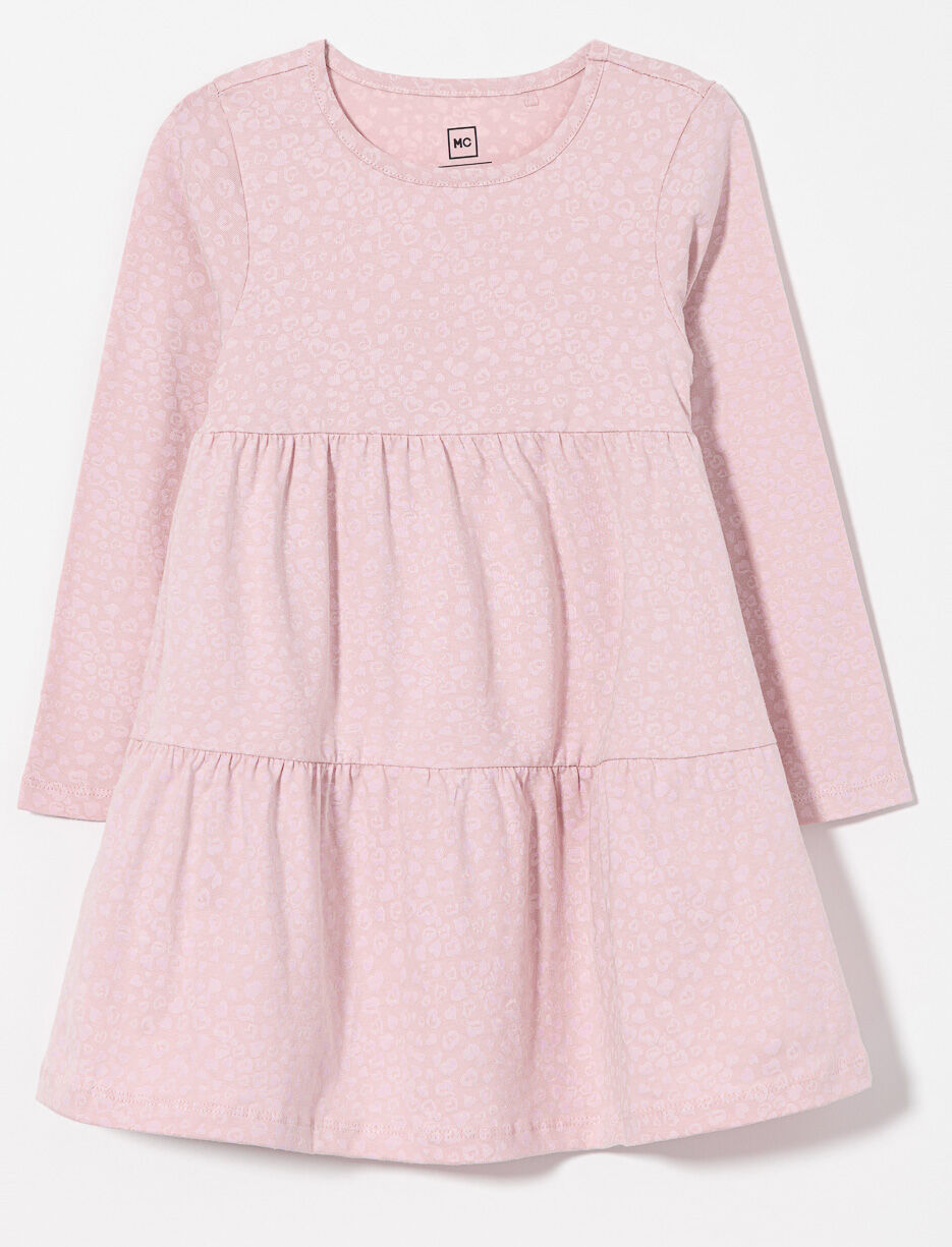Robe étagée imprimée - petite fille Robe étagée imprimée - petite fille