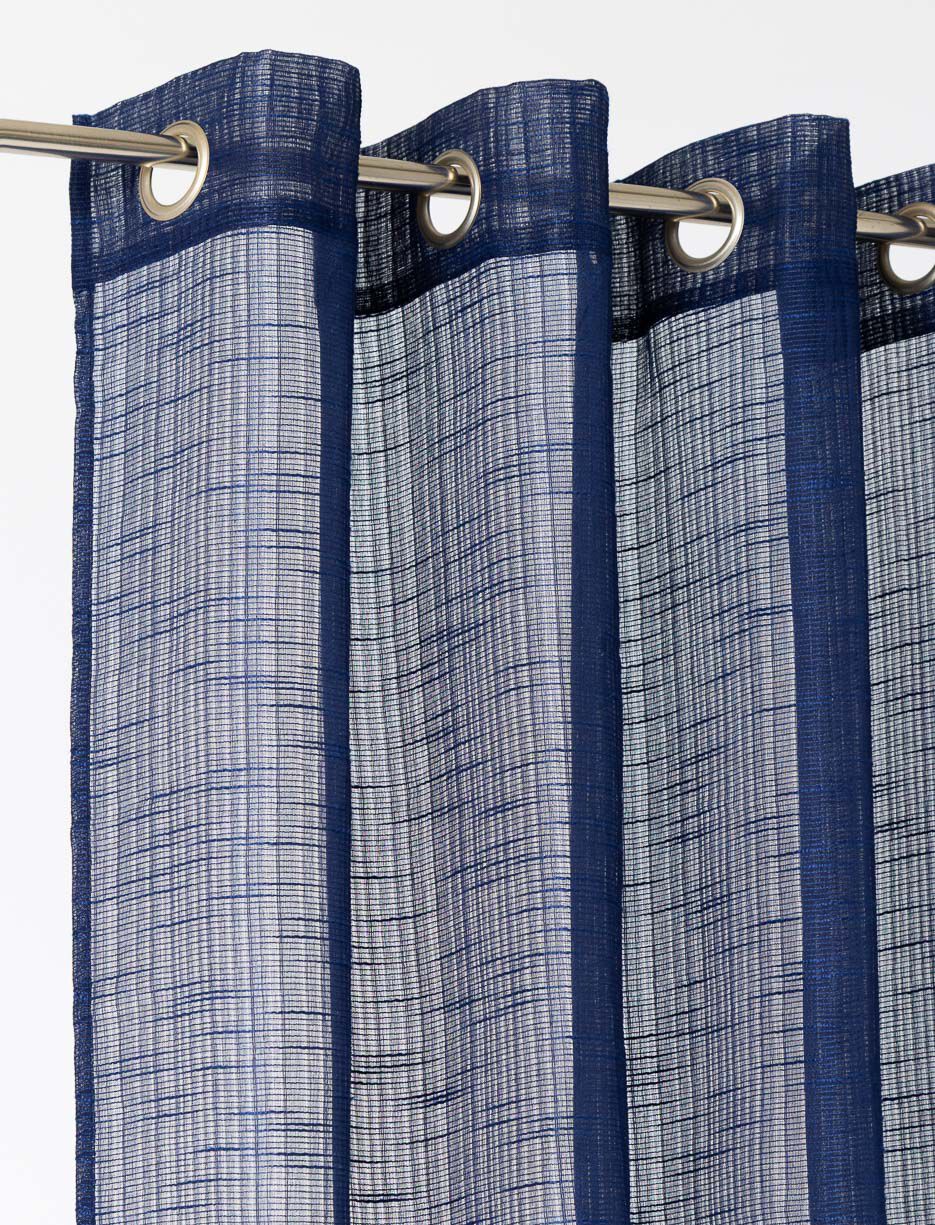 Panneau de rideau en tulle texturé Panneau de rideau en tulle texturé
