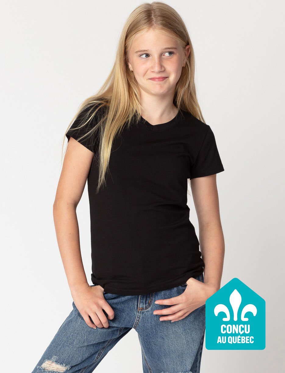 Organic Cotton V-neck T-shirt