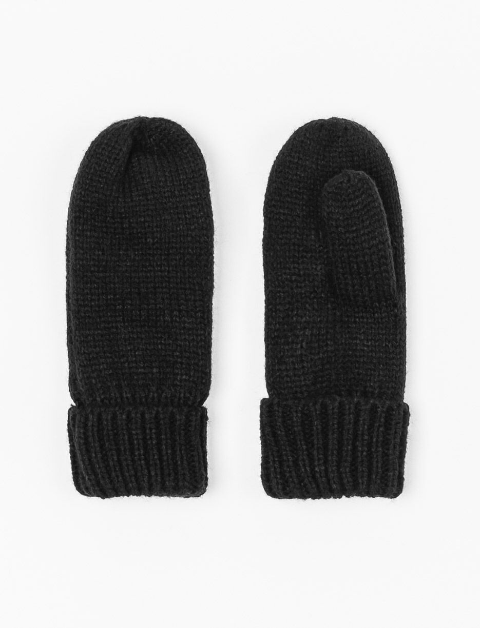 Lined Knit Mittens