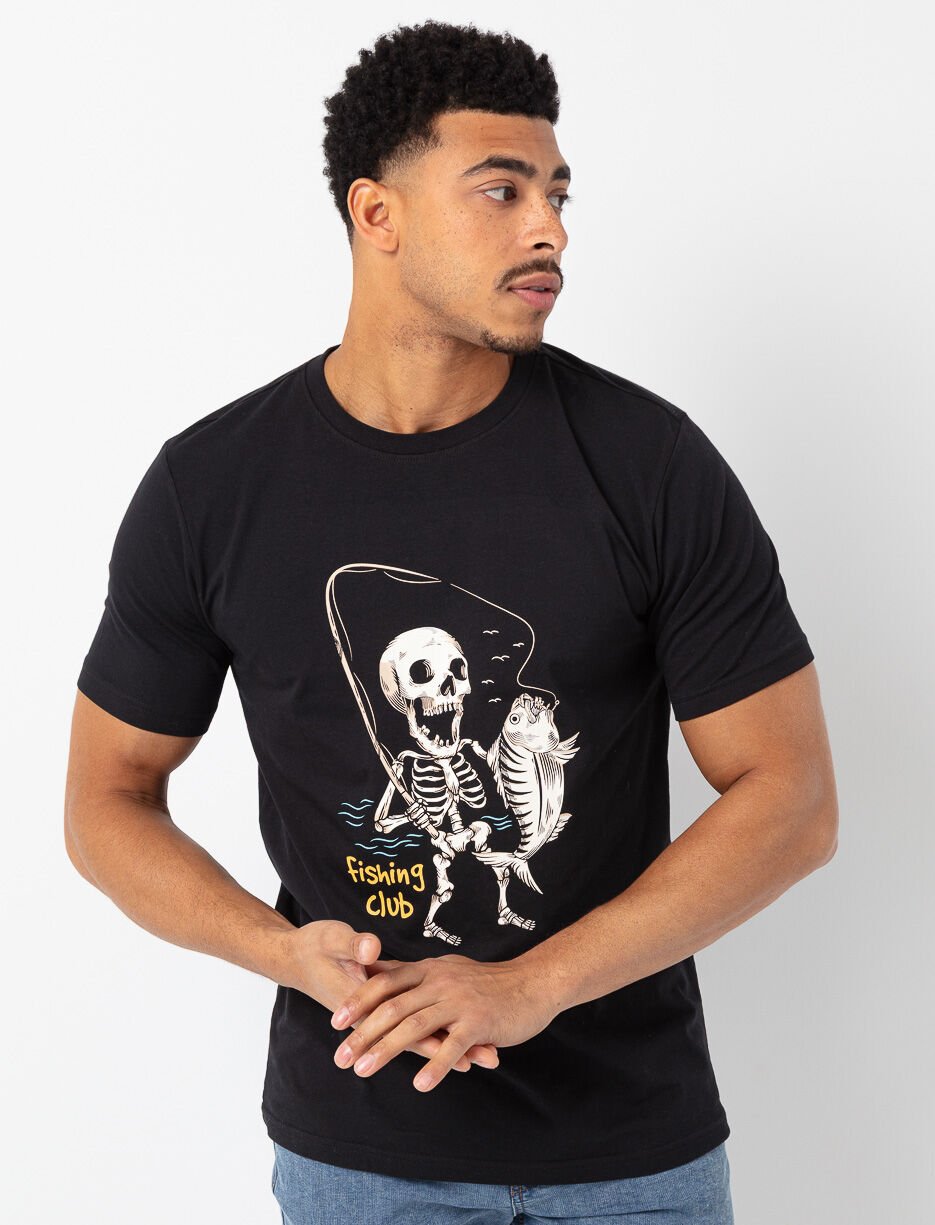 T-shirt imprimé à manches courtes