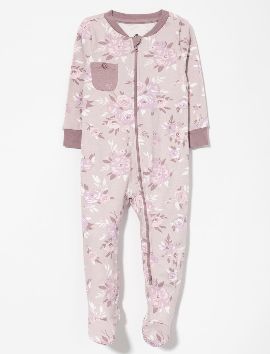 Pyjama 1 pièce imprimé en coton bio