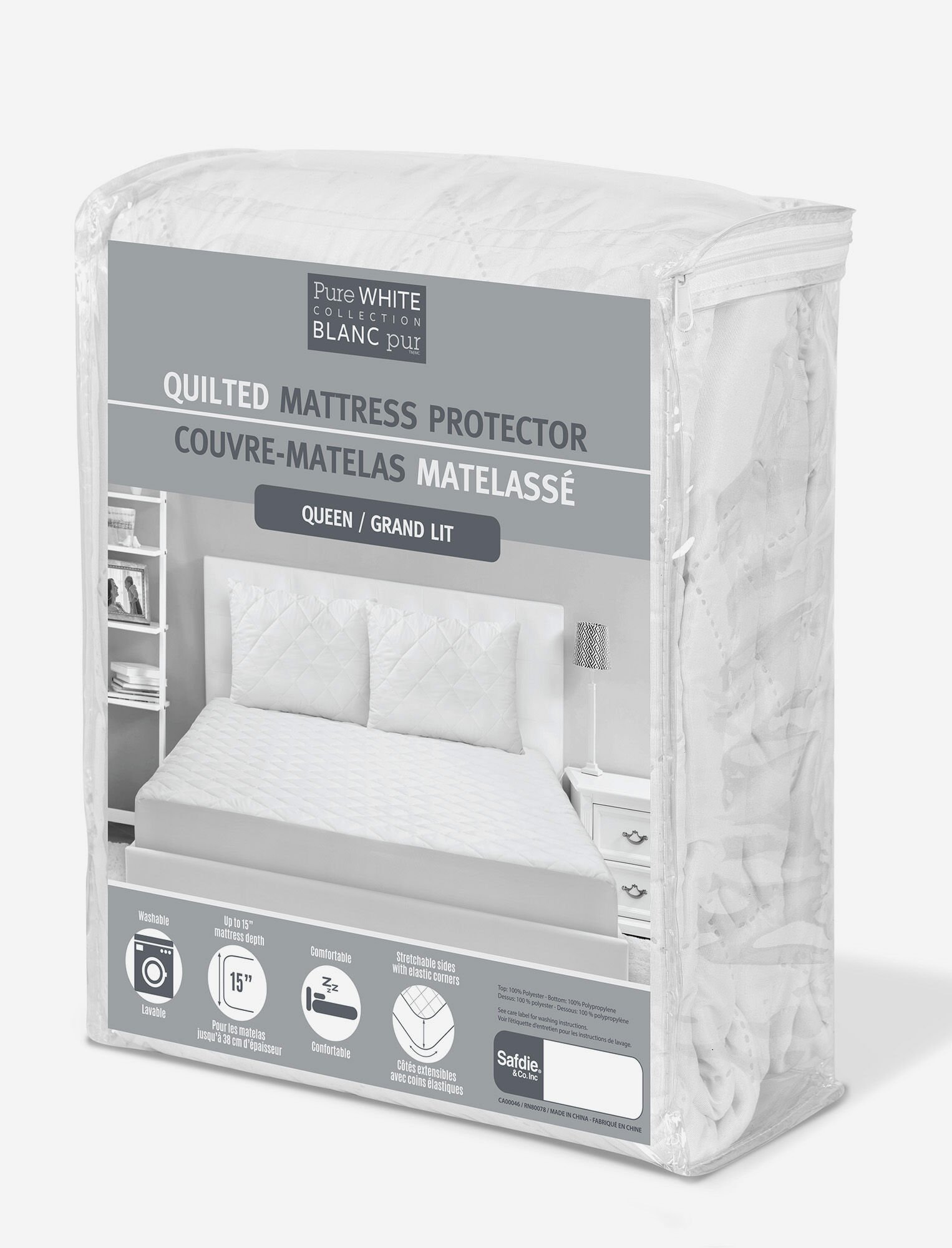 Couvre-matelas matelassé - QUEEN Couvre-matelas matelassé - QUEEN