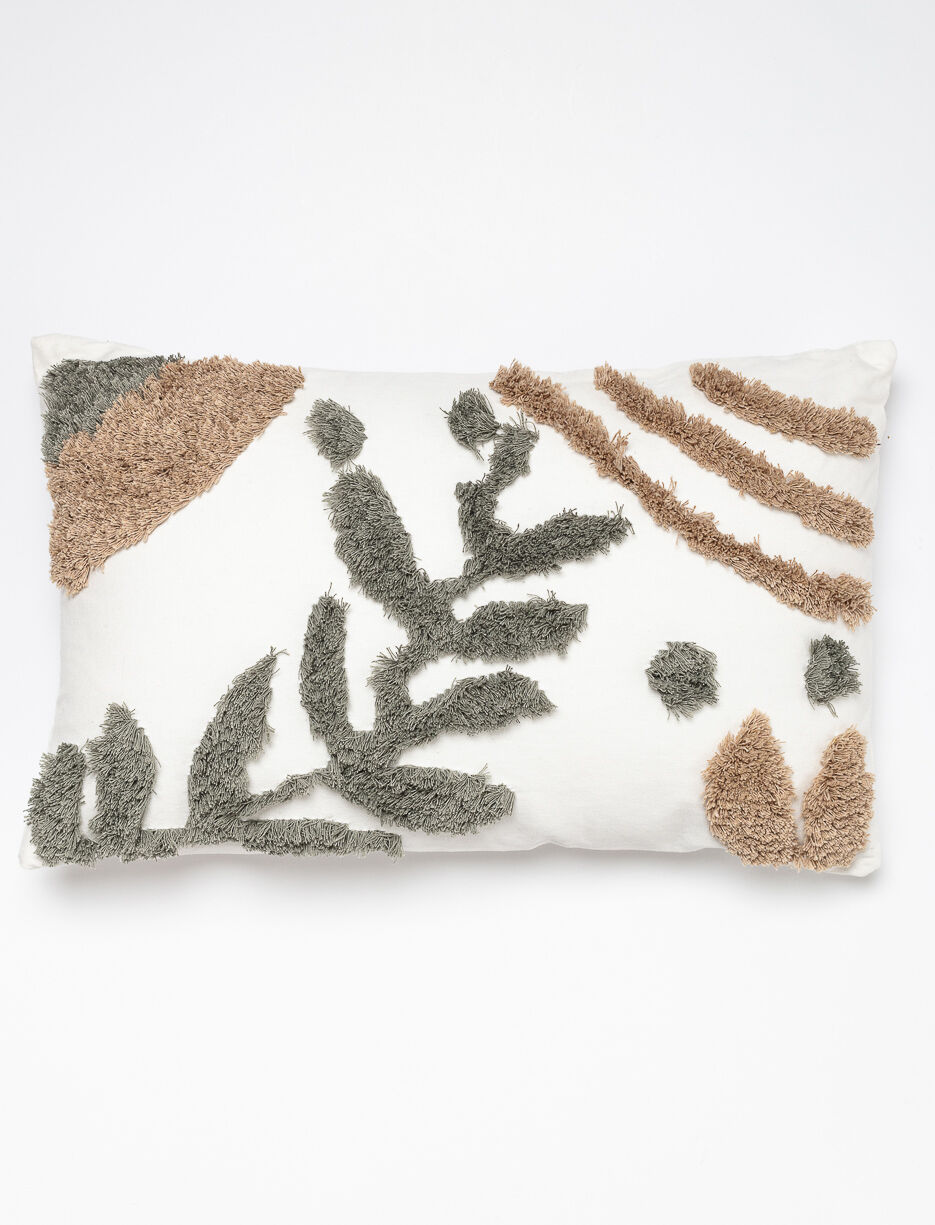 Coussin à motifs texturés