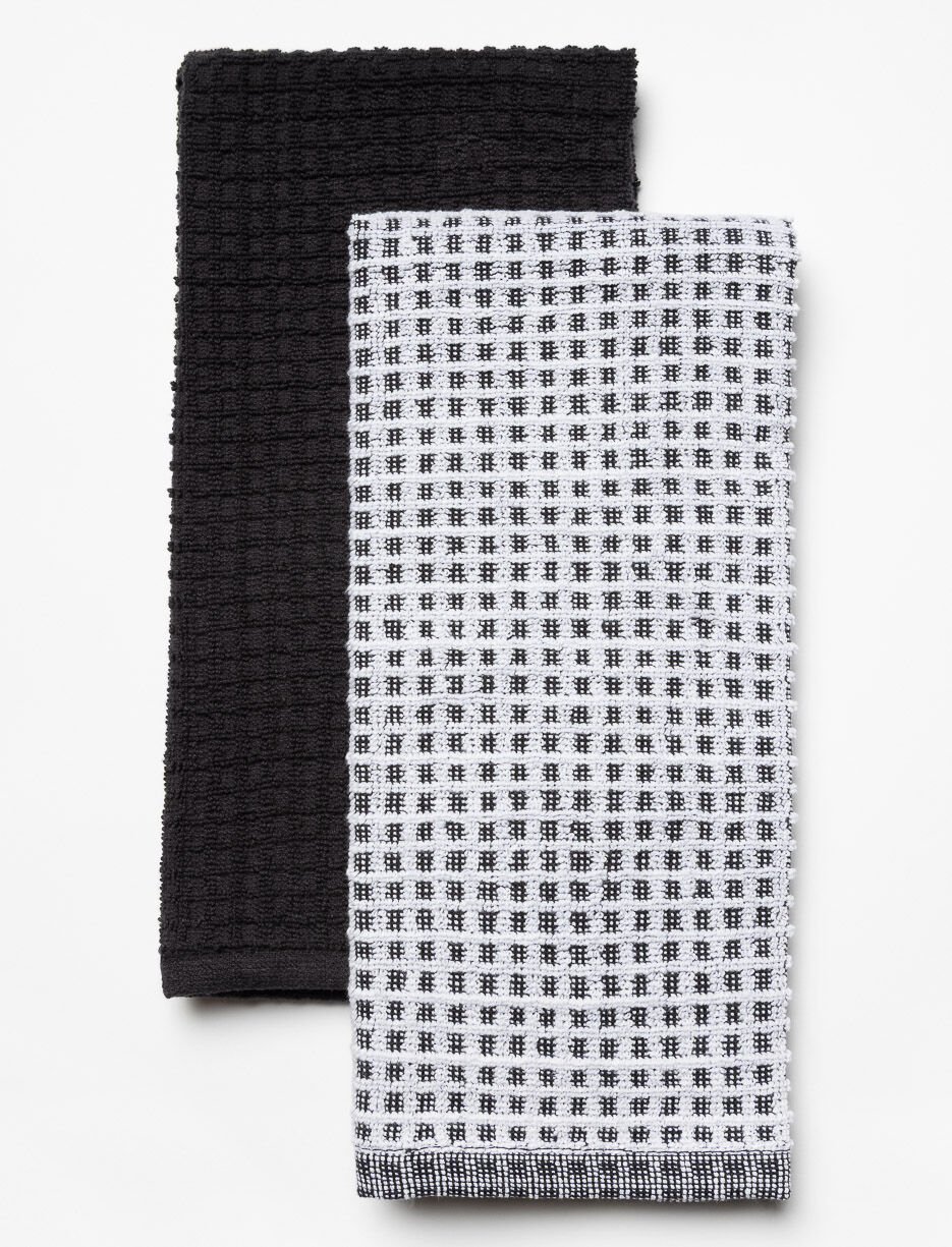 Serviettes à vaisselle en ratine - paquet de 2 Serviettes à vaisselle en ratine - paquet de 2
