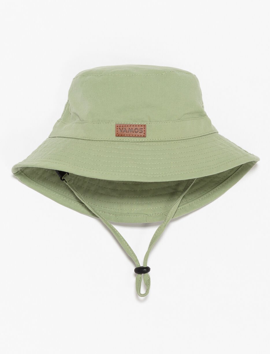 Buckle Hat with Drawstring