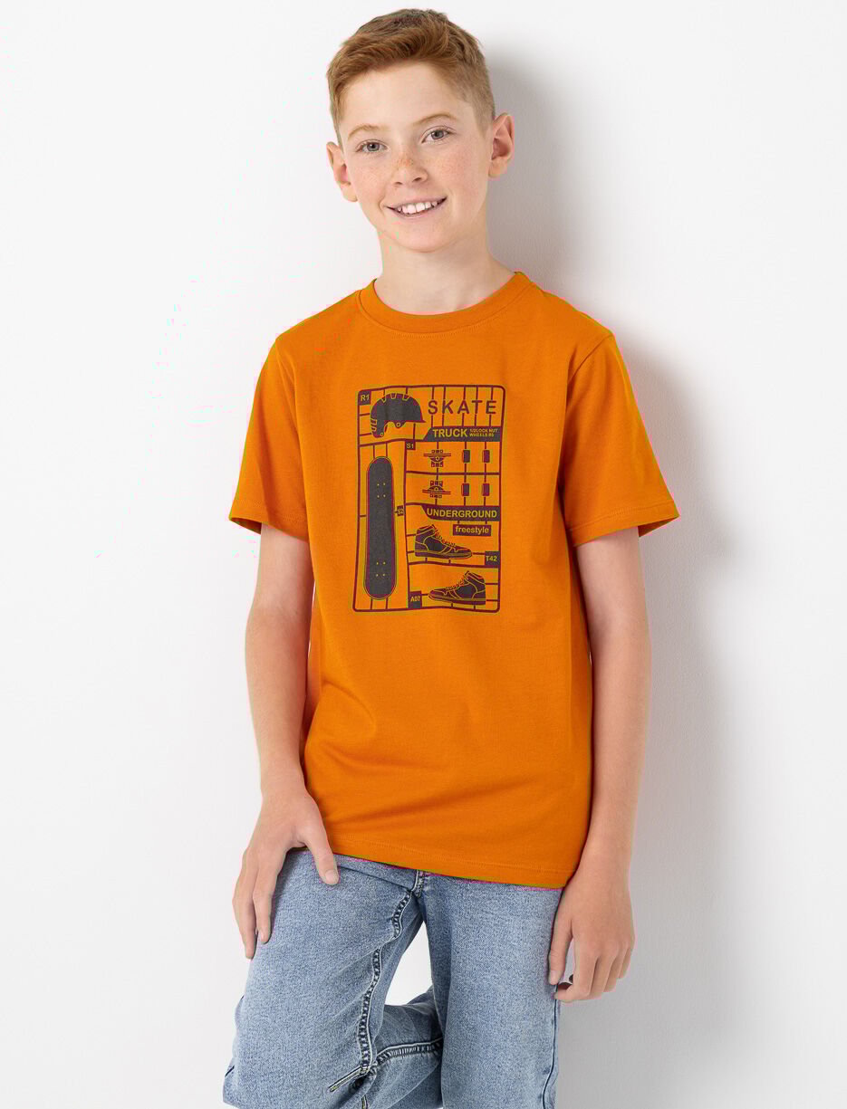 T-shirt imprimé à col rond