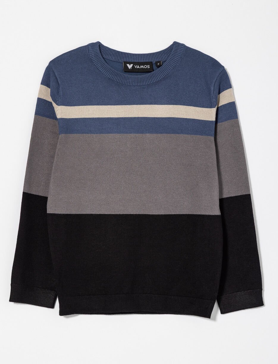 Striped Knit Sweater – Little Boy
