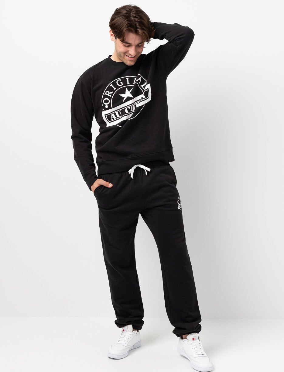 Pantalon ouaté imprimé à taille élastique