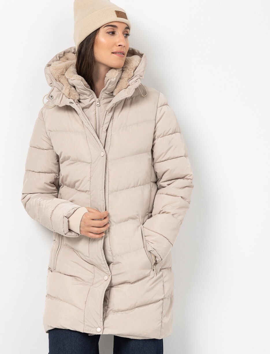 Manteau d'hiver matelassé à capuchon