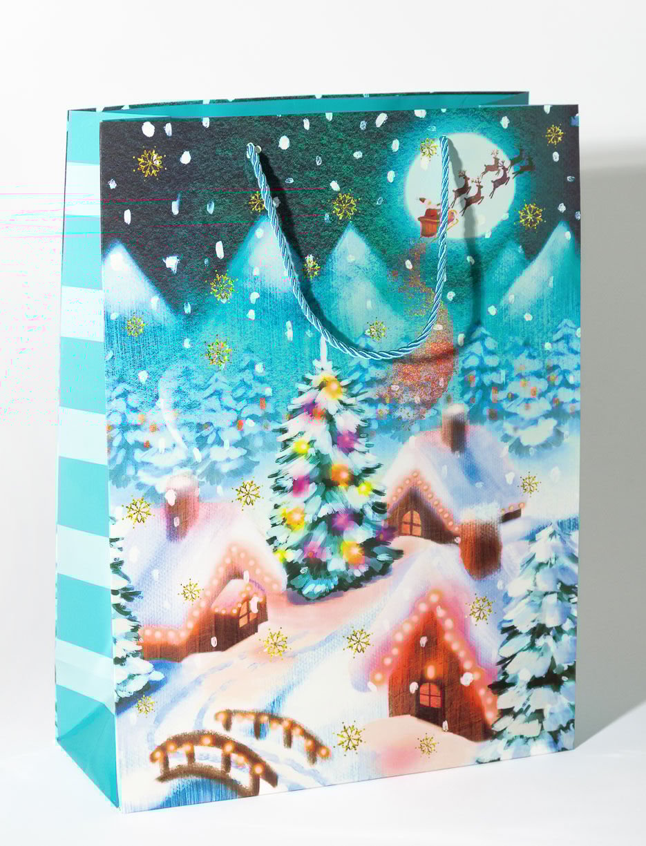 Sac cadeau No&euml;l grand