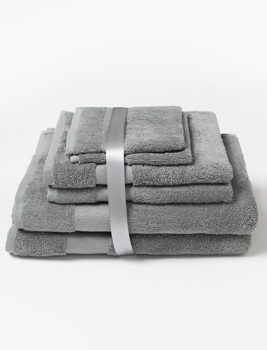 Ensemble de 6 serviettes grises