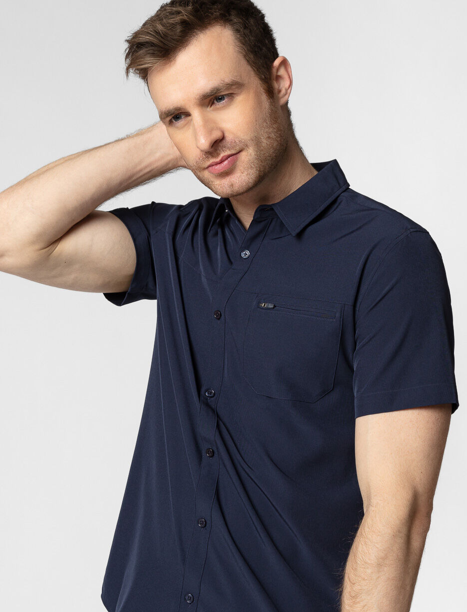 Solid Short-sleeve Shirt