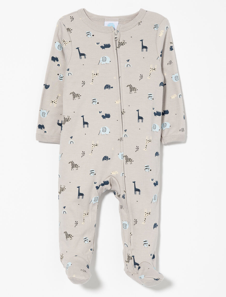 Pyjama 1 pièce à imprimé savane