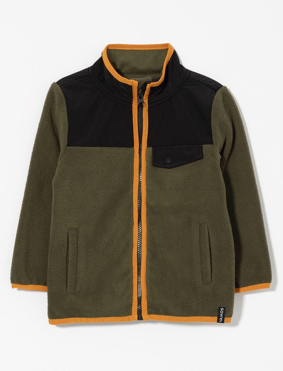 Veste en polar zippé avec poches - petit garçon