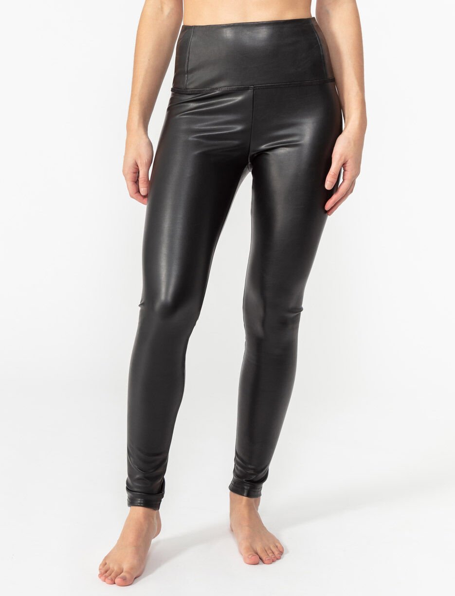 Faux-leather Leggings