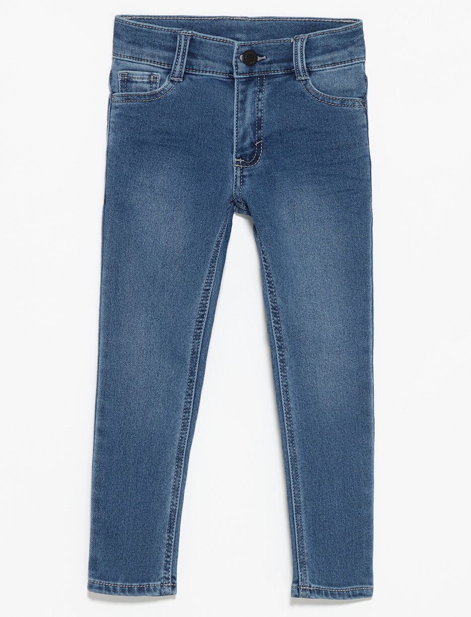 Jogg-jeans pliss&eacute;