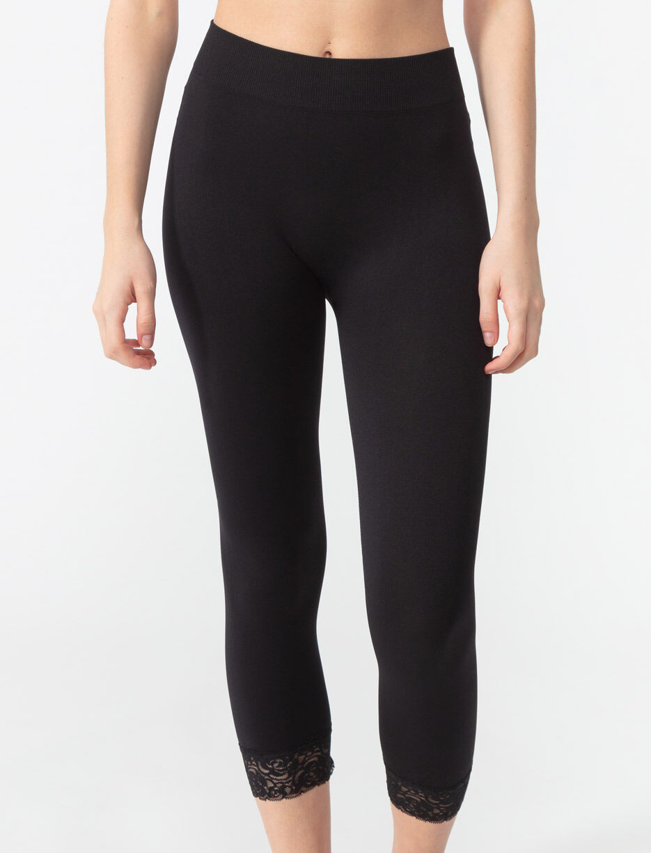 Legging avec dentelle sale